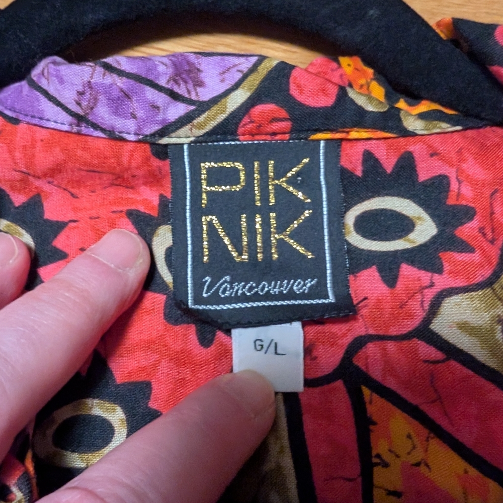 Vintage PikNik Vancouver Top,L - Picture 7 of 8